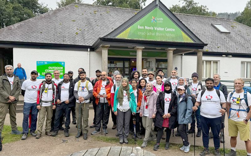 Imran Khan cancer appeal supporters conquer Ben Nevis to help save lives